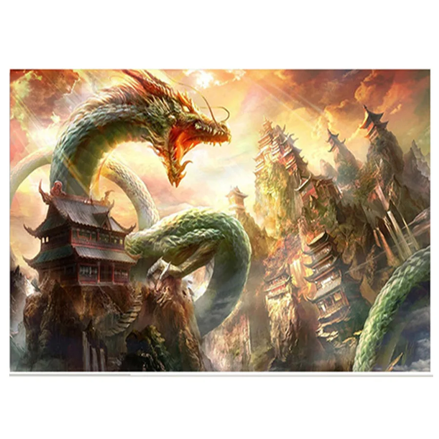 Картина по номерам дракон