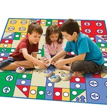 80*80 см ребенка ползать одеяло полет шахматы одеяло ребенок Летающий ковер шахматы игрушка сверхбольших родитель-ребенок игра шахматы