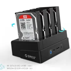 ORICO 6648US3-C 4 Bay hdd док-станция USB 3,0 инструментов Off-line дубликатор для 2,5/3,5 дюймов HDD SSD Дело