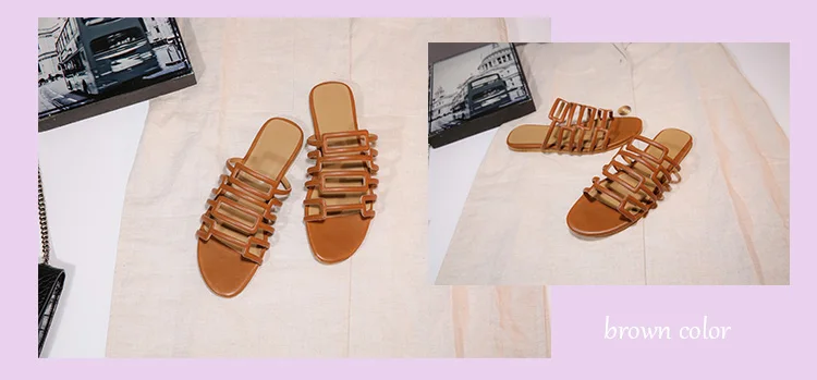 Роскошные Тапочки известного бренда; женская обувь; коллекция года; сезон лето; обувь из натуральной кожи; модная женская обувь ручной работы; новые женские туфли на плоской подошве