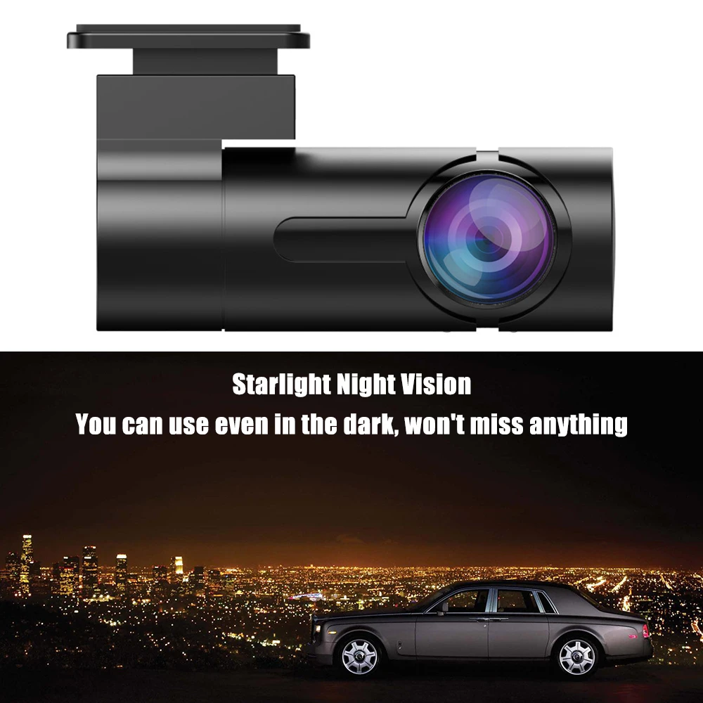 

KKMOON Mini Car Dash Cam 1080P Car DVR Camera Video Recorder Night Vision G-sensor Car Styling Wide Angle Dash Cam