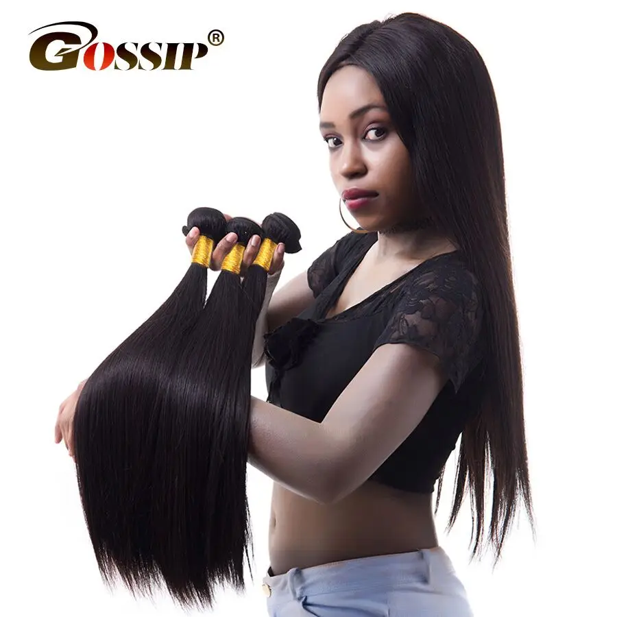 Gossip Peruvian Straight font b Hair b font 100 font b Human b font font b