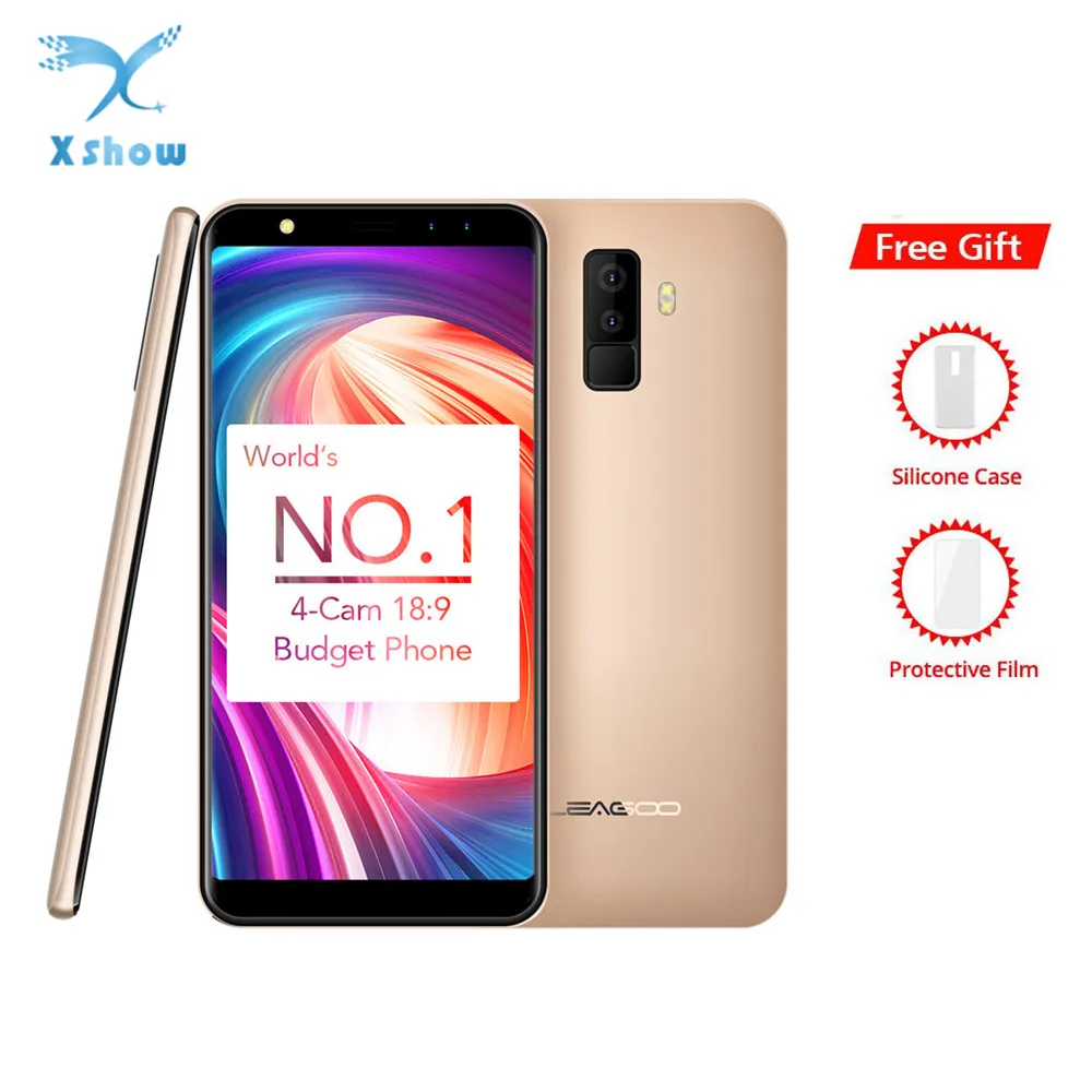 Leagoo M9 смартфон с 5 5-дюймовым дисплеем четырёхъядерным процессором MT6580A ОЗУ 2 Гб