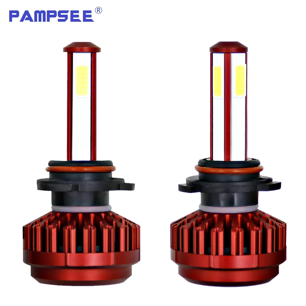 

PAMPSEE 1 пара R7 H7 H4 светодиодный автомобильный фонарь H11 H1 H13 H3 H27 9005/HB3 9006/HB4 9007 Дальний свет 80 Вт 8000LM светодиодный налобный фонарь