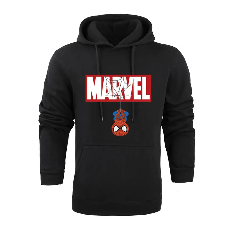 

2019 New Brand Spiderman Hoodies men high quality Long sleeves Casual men Sweatshirt Hoodies marvel print Hoodie Tracksuits male