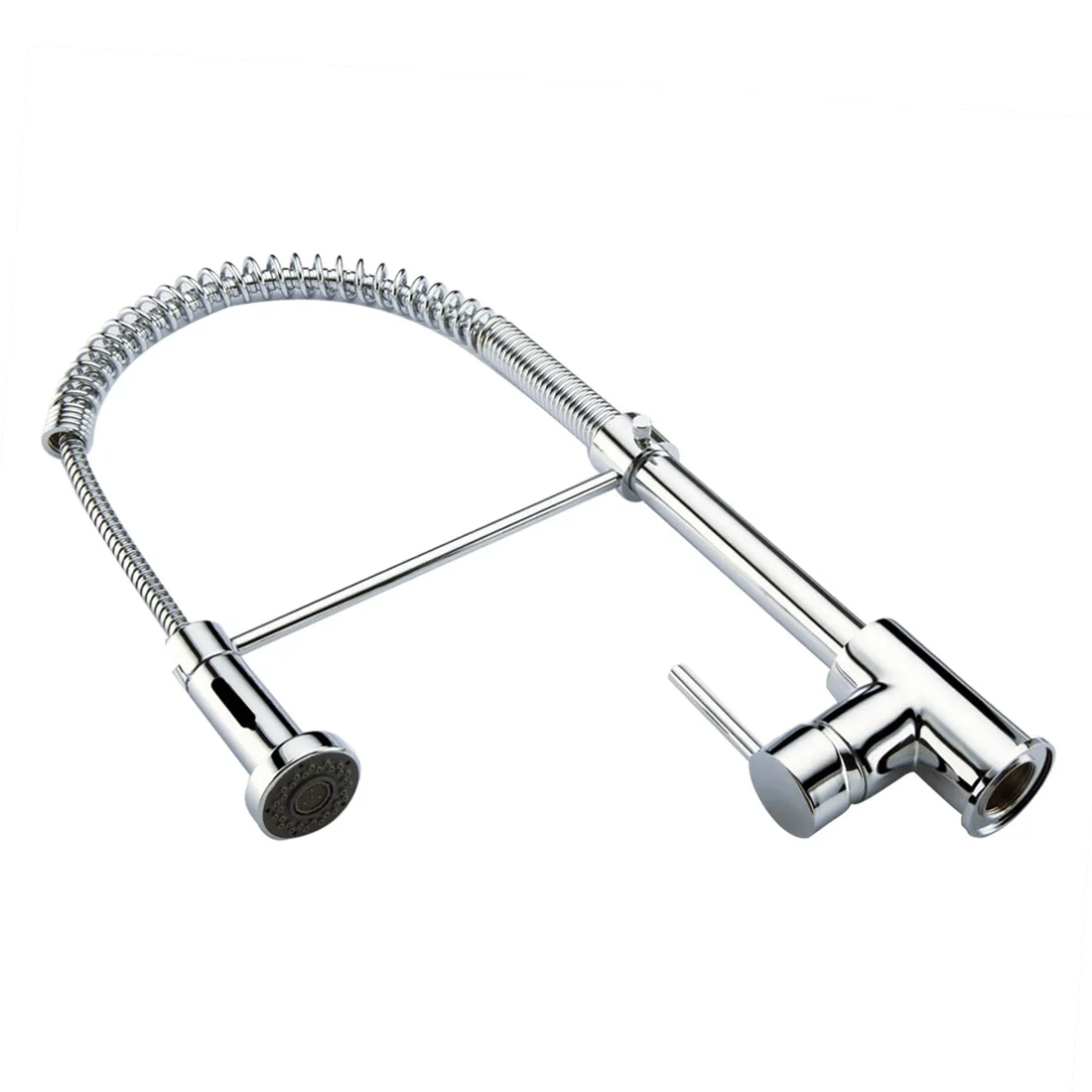 

New Contemporary Dual Swivel Pull-out Pull out Spray Kitchen Sink Faucet