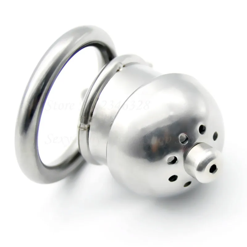 New 304 Stainless Steel Small Male Chastity Device With Urethral Catheter Cock Cage Penis Lock Fetish Bondage Sex Toys For Men
