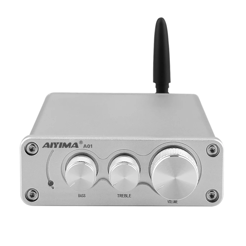 AIYIMA мини TPA3116 Bluetooth 5,0 усилитель мощности HiFi Звук Amplificador стерео домашний аудио усилитель с высокими басами - Цвет: TPA3116 Amplifier