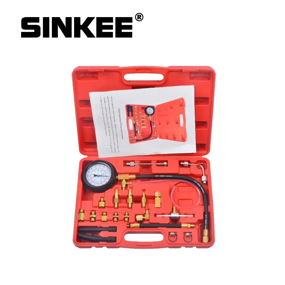 

0-140PSI Fuel Injection Pump Pressure Test Injector Tester Pressure Gauge Kit For Most of Cars and Trucks SK1265