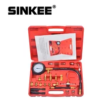 0-140PSI Prova di Pressione della Pompa di Iniezione Del Carburante Iniettore Tester di Pressione Gauge Kit Per La Maggior Parte delle Automobili e Camion SK1265