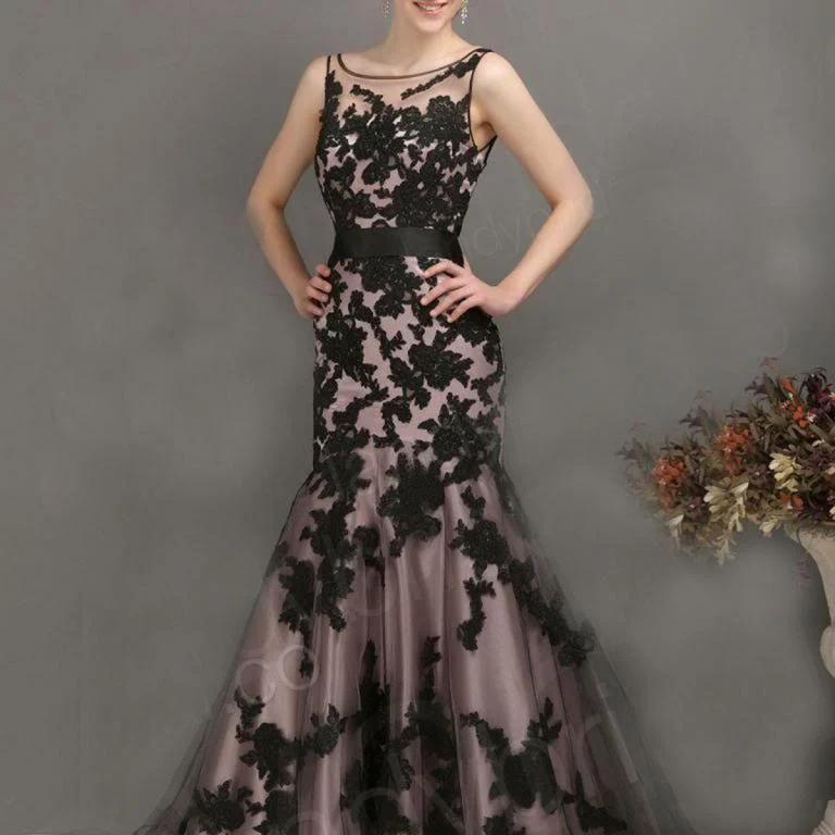 2014-newest-stcok-evening-dress-black-appliqued (2)