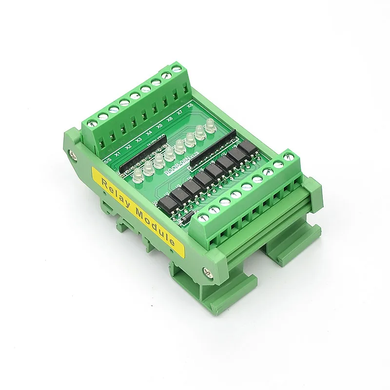 PNP/NPN сигнала Напряжение преобразования 1.8V3.3V5V12V24V для 8 каналов Photocoupler монтажная плата PLC один микрокомпьютер