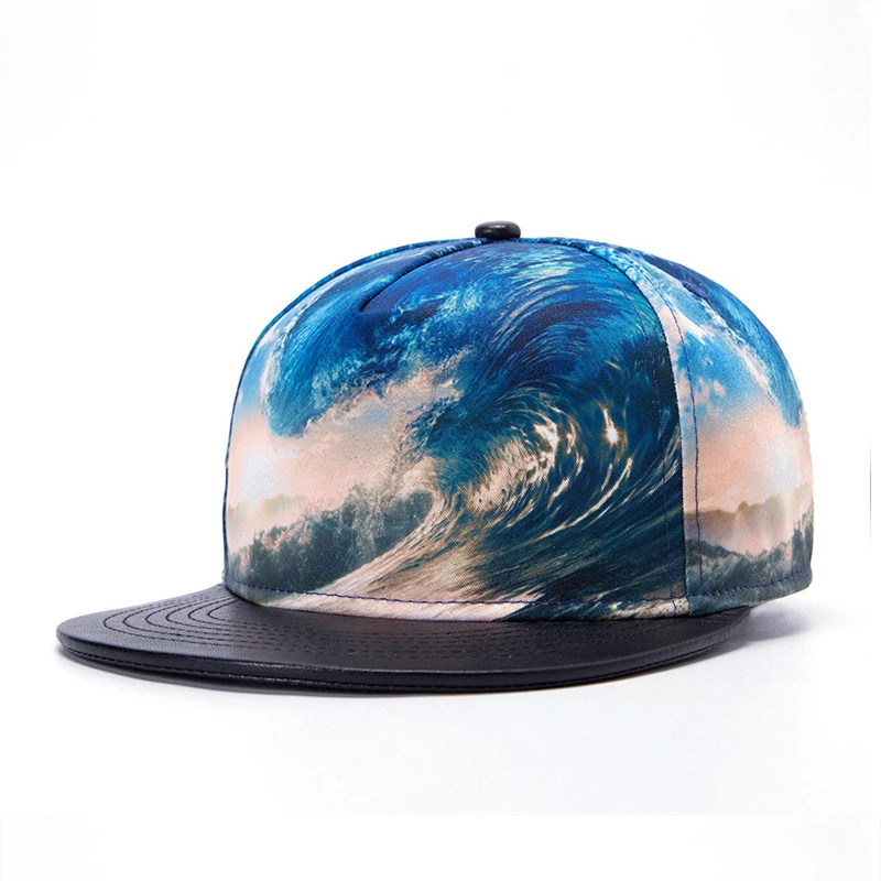 Prix pour 2017 Mode Hip Hop Snapback Chapeaux Hip-Hop Street Dance Gorras Hip Hop Cap Hommes 3D Impression Thermique Vagues 54-59 cm Prix pour 2017 Mode Hip Hop Snapback Chapeaux Hip-Hop Street Dance Gorras Hip Hop Cap Hommes 3D Impression Thermique Vagues 54-59 cm