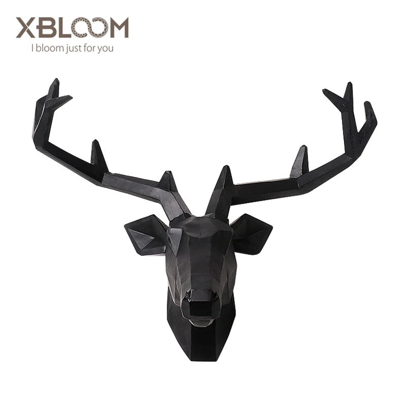 

BLOOM 2018 Super Deer Simple Modern Wall Decoration Wall Mural Crafts Creative Home Office Bank Selling Animal Head Decoration