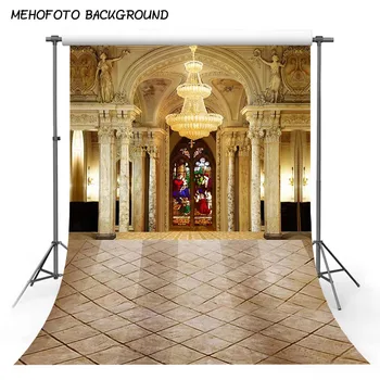

MEHOFOTO Photography Backdrops Golden Hall Theme Party Backdrop Custom Photo Background Studio CM-4847
