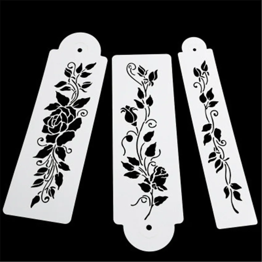

Crown mold shield DIY cake scrapbook stencils hollow Embellishments printing lace ruler Valentine's Day