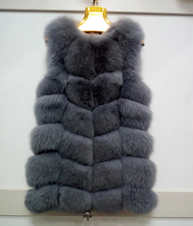 

import of fox fur vest Coat for Women New winter Real fur coat women fashion coat wholesale high-end Women Coats HL520
