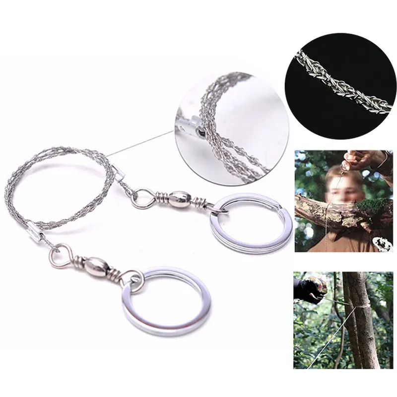 

Portable Wire Saw Outdoor Survival Stainless Hand Mini Chain Cutter Saws Emergency Fretsaw Camping Climb Survival Cable Cut Tool