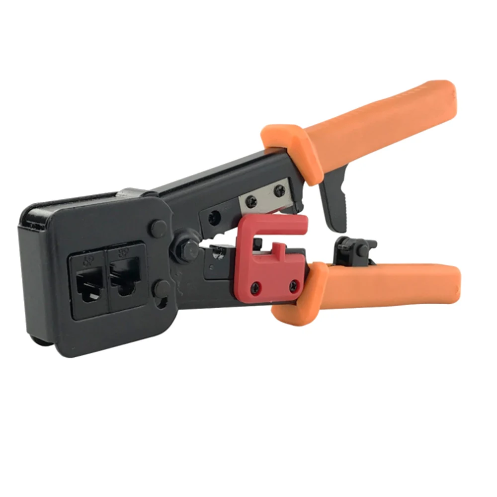 EZ rj45 щипцы рука сети инструменты Клещи rj12 cat5 cat6 8p8c зачистки кабеля нажав зажим щипцы клип Многофункциональный