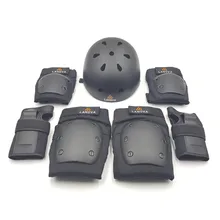 Lanova Skateboard Bike Cycling Helmets Knee Pads Elbow Pads Wrist Care Seven PCS / Sets Men And Women Unisex Protector Roller
