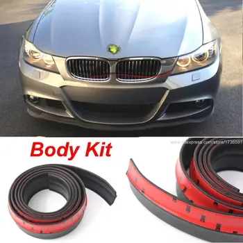 

Auto Car Front Lip Side Skirt Body Kit Trim Deflector Bumper Lip For BMW E46 E90 E39 F30 F10 E36 E60 X5 E53 F20 E34 All Car