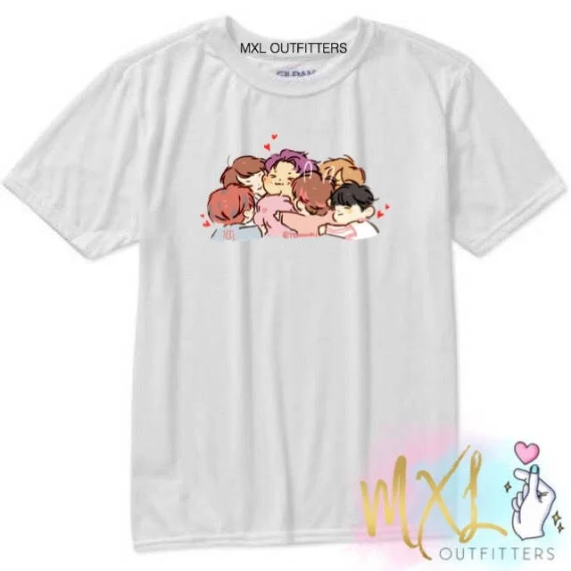 Hahayule BTS KPOP футболка SUGA V Jimin альбом Live Print K Pop Bts рубашки хип хоп pop с коротким