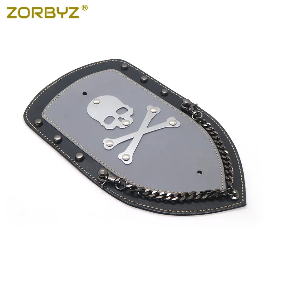 ZORBYZ Motorcycle Skull Faux Leather Plain Rear Fender Bib Fit For Harley Sportster XL Solo Seat on 2004