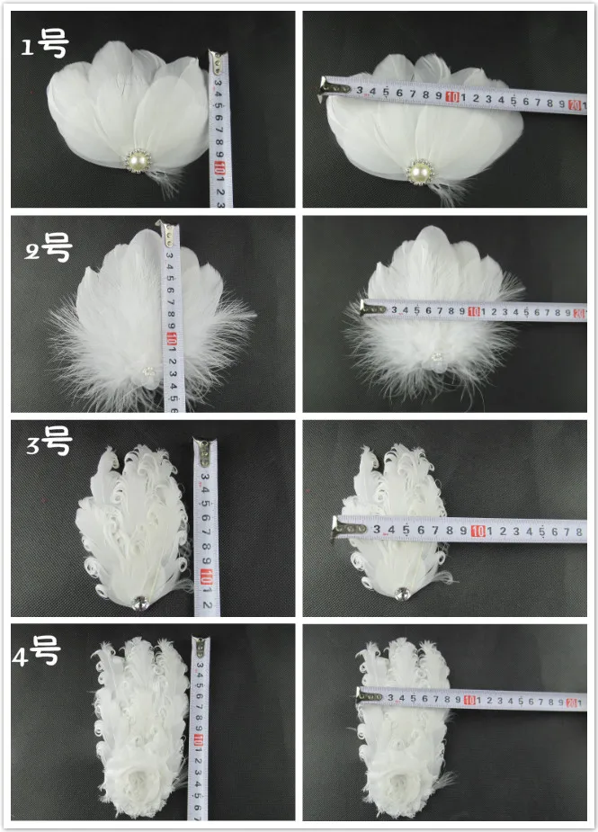 

2pcs Diy Dual purpose feathers Headgear hair accessories hairpin feathers Brooch wedding dress feathers photography stage AC072