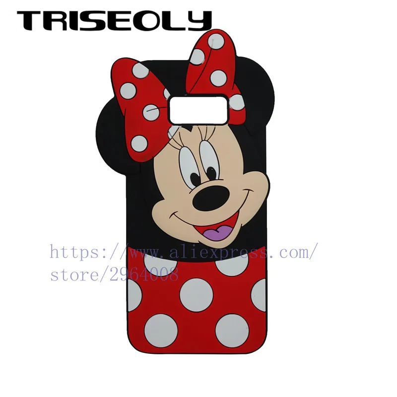 Triseoly 3D Мультфильм защитный футляр для samsung S10 чехол милый Мышь Силиконовая задняя крышка для Huawei samsung Galaxy S10E Lite Plus, Fundas