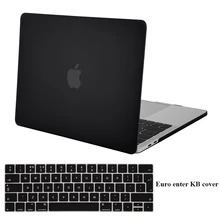 Mosiso Shell Case for Macbook Pro 13 15 w/out touch Bar Retina 2017 2018 Model A1707 A1706 A1708 + Silicone Keyboard Cover
