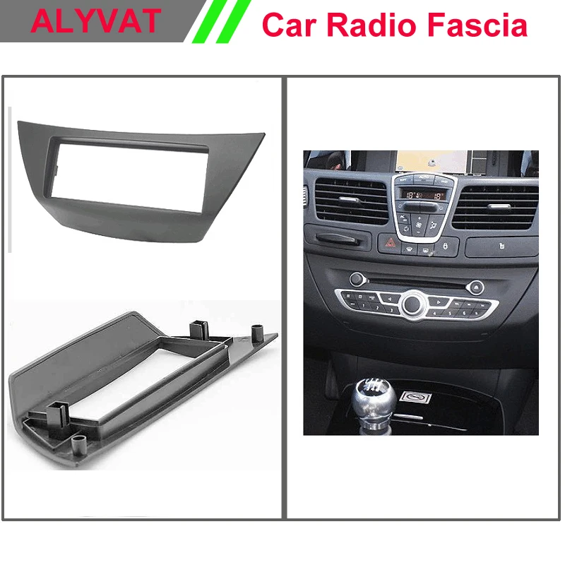 

Free Shipping Car Auto CD DVD Radio Frame Fascia for RENAULT Laguna III 2007+ Stereo Fascia Dash CD Trim Installation Kit