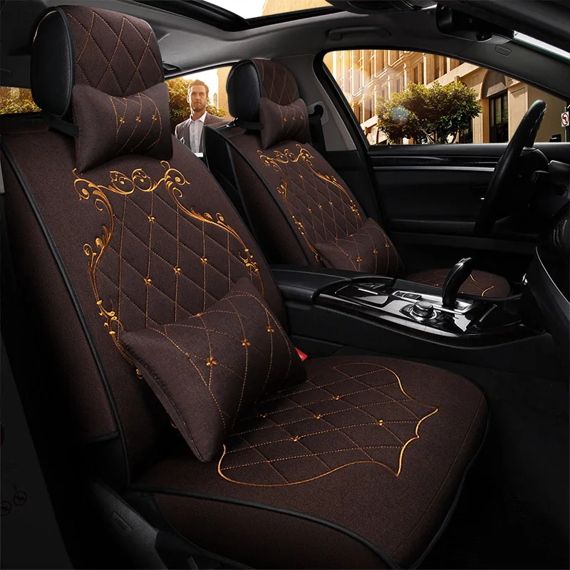 Color 8 Автомобильный ветровой Авто универсальный набор авточехлов для Toyota Corolla Camry Rav4 Auris Prius Yalis, автомобильные аксессуары - Название цвета: Color 8