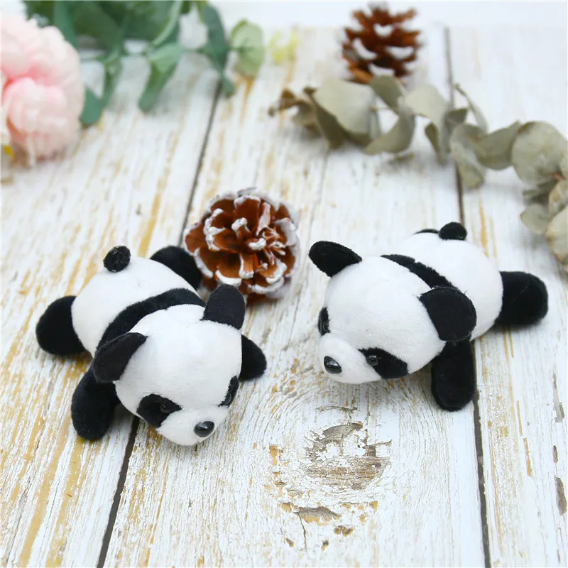 1Pcs Super Cute Panda bear brooch Panda pins Animal brooches Soft Plush Toy Accessories Love Panda Jewelry Kawaii gifts for girl