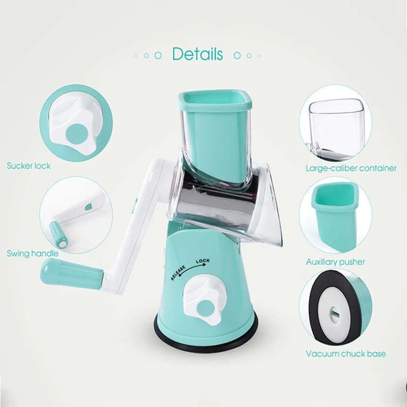  Vegetable Cutter Manual Slicers Potato Carrot Grater Slicer 430 Stainless Steel Chopper Blades Kitc - 33009805769