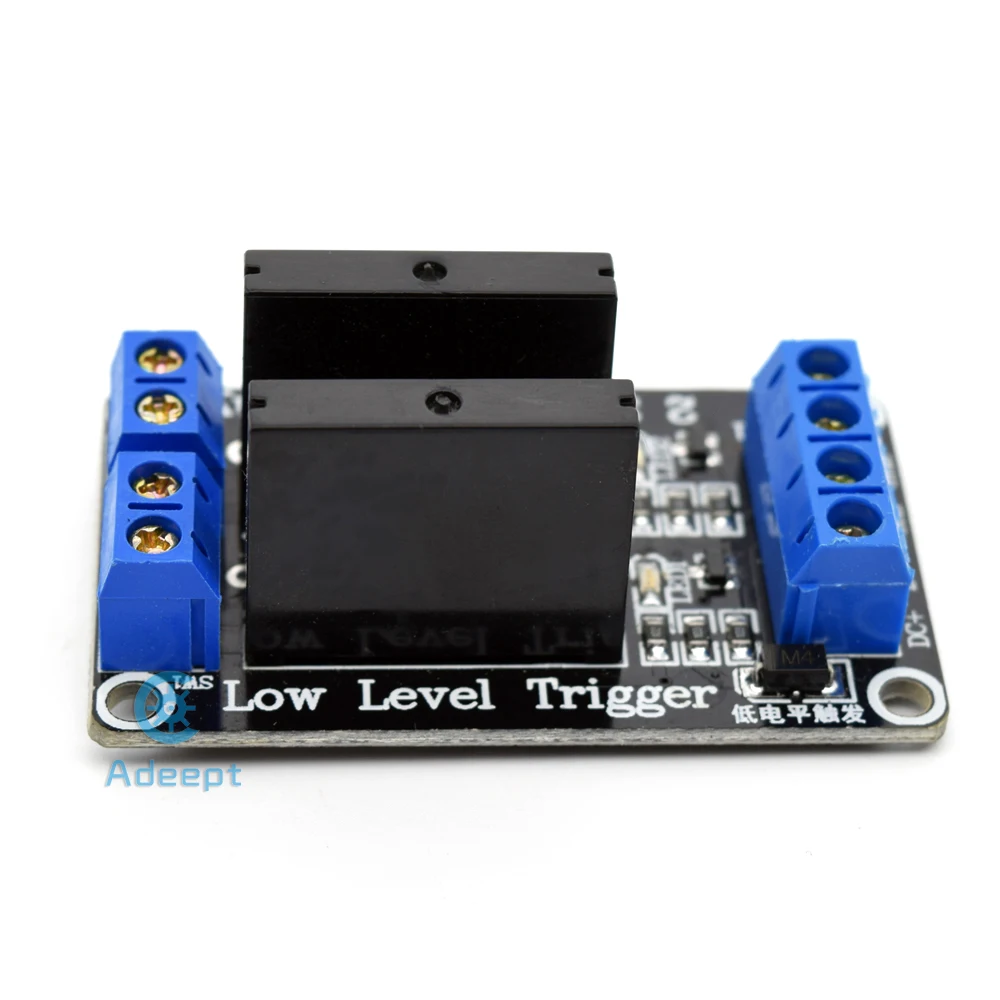 Adeept Новинка 5 в 2 канала твердотельные релейные платы для Arduino Raspberry Pi 8051 AVR DSP