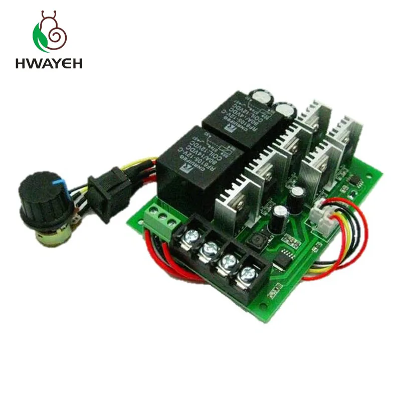 DC9 50V 40A DC Реверсивный контроль электродвигателя Pwm 12 V 24 48 2000 W прерыватель движения