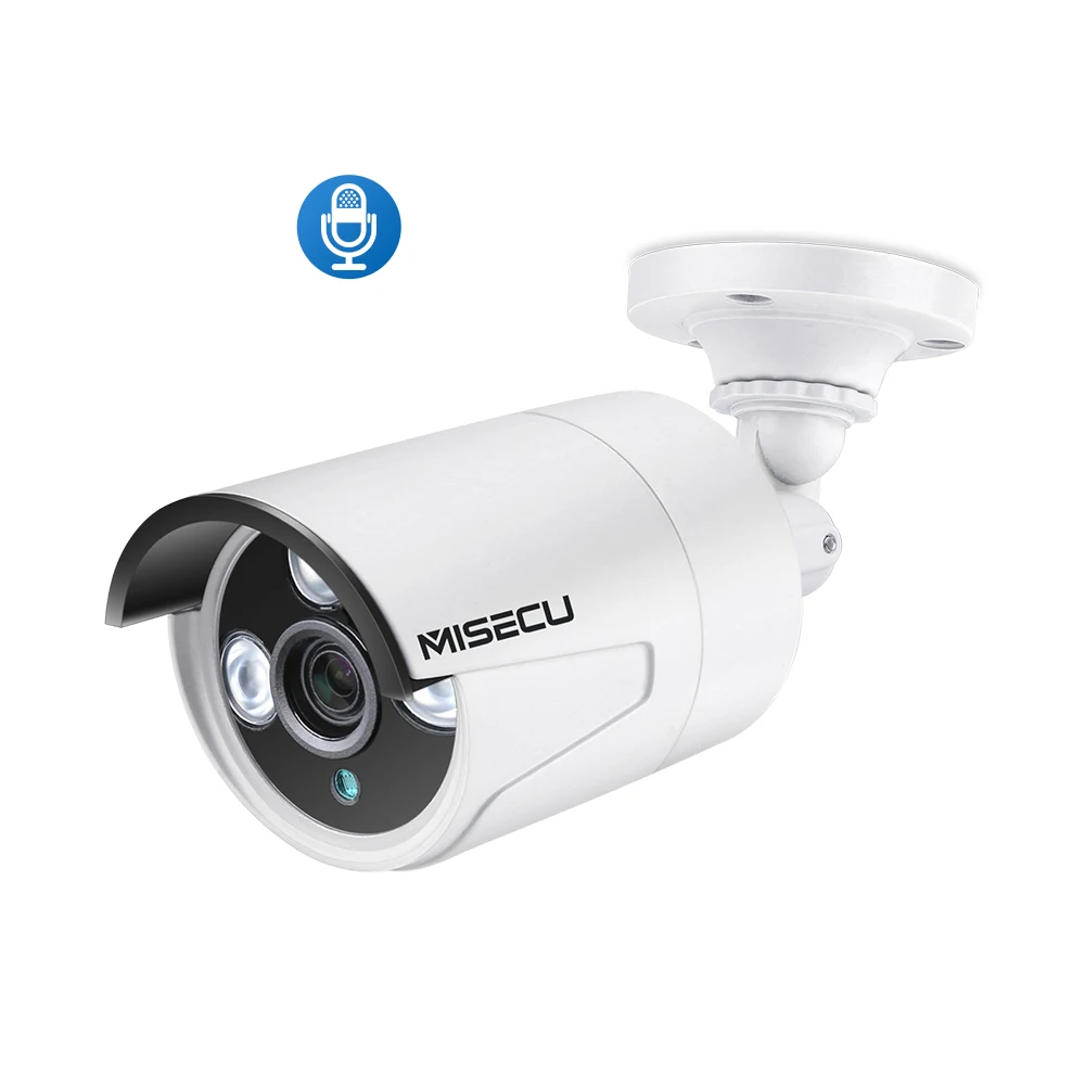 

H.265 5M 2MP 1080P Surveillance IP Camera POE Audio Record Bullet CCTV Camera Outdoor Waterproof Night Vision Onvif Email Alert