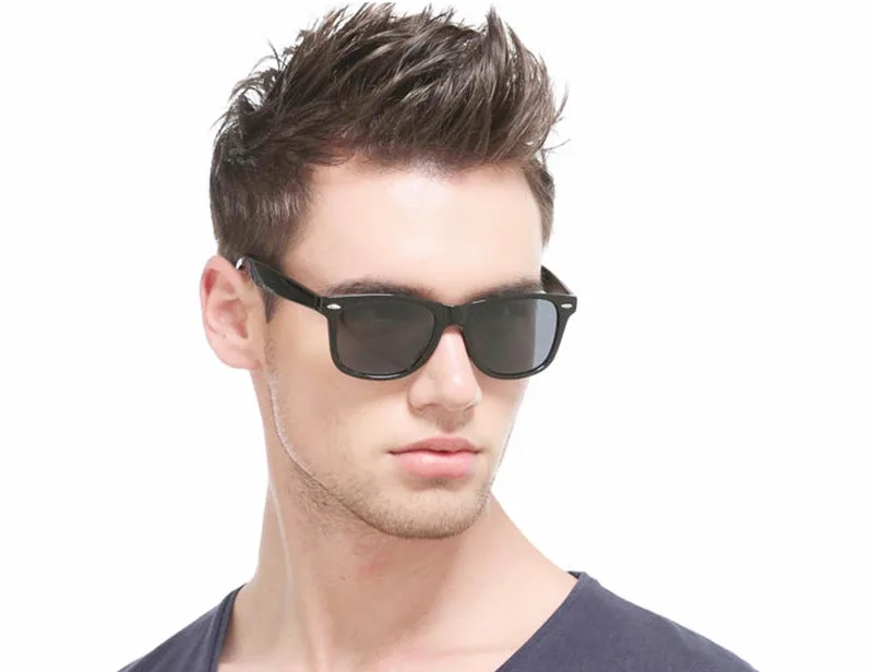 KeiKeSweet, роскошные брендовые дизайнерские поляризованные солнцезащитные очки для вождения, мужские и женские солнцезащитные очки с уф400 заклепками, винтажные спортивные солнцезащитные очки