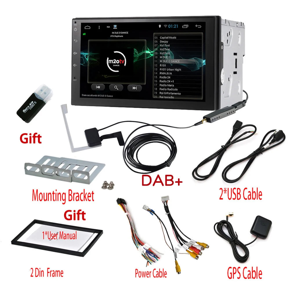 Excellent DAB 2Din Android 7.1 Head Unit Car Multimedia Player GPS Navigation Auto Radio FM/AM Mirror Link Bluetooth SWC universal mic RDS 4 Excellent DAB 2Din Android 7.1 Head Unit Car Multimedia Player GPS Navigation Auto Radio FM/AM Mirror Link Bluetooth SWC universal mic RDS 4