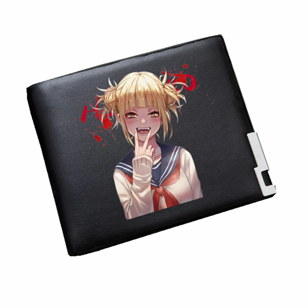 Длинный кошелек унисекс с аниме «Мой герой» из искусственной кожи Bakugou Katsuki ID Card Holder, Подарочный клатч для монет