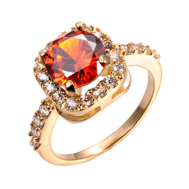 DROLE 2017 New Fashion Design Gold Color Big Zircon CZ Zirconia Stone Rings For DROLE 2017 New Fashion Design Gold Color Big Zircon CZ Zirconia Stone Rings For