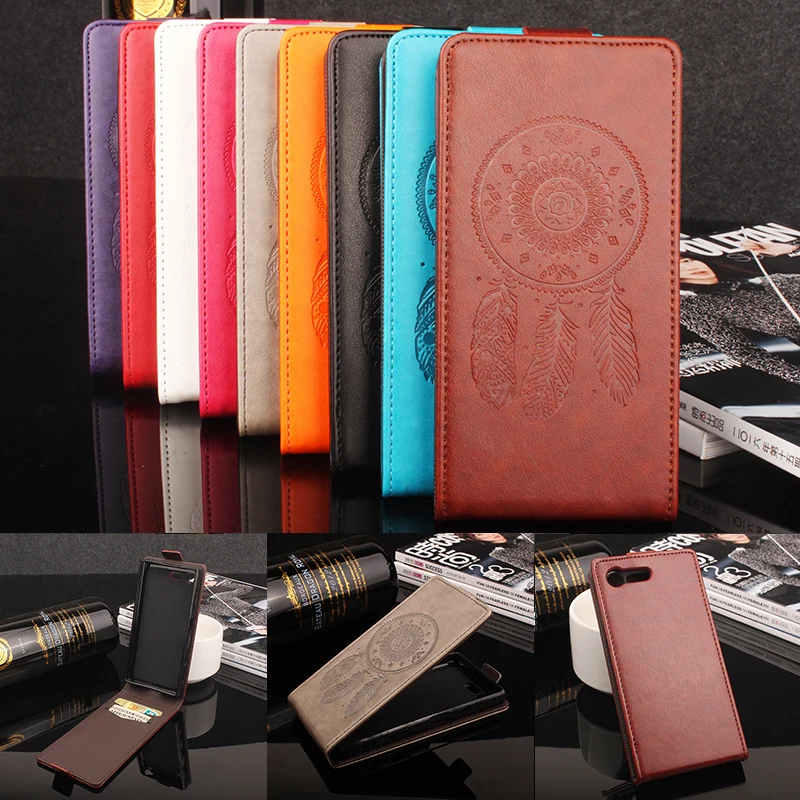 

For Sony Xperia X Compact Vintage 3D Printing Wind Chimes Case For Sony Xperia X Compact Cover Flip Luxury Leather Phone Cases