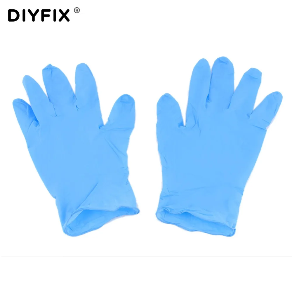 

DIYFIX 50 Pairs Anti Static Gloves Finger Textured ESD Safe Electronic Repair Work Disposable Gloves