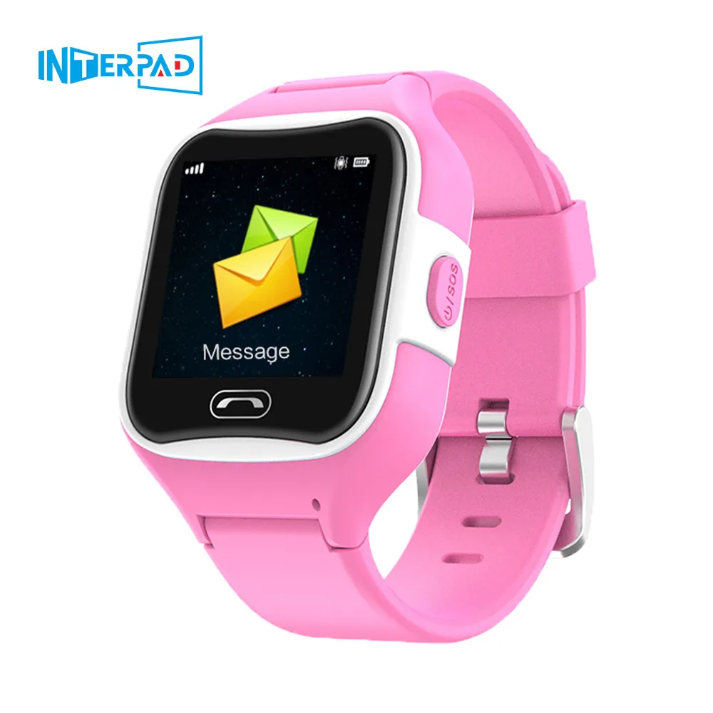 Interpad Водонепроницаемые Детские умные часы GPS отслеживание местоположения Antil lost