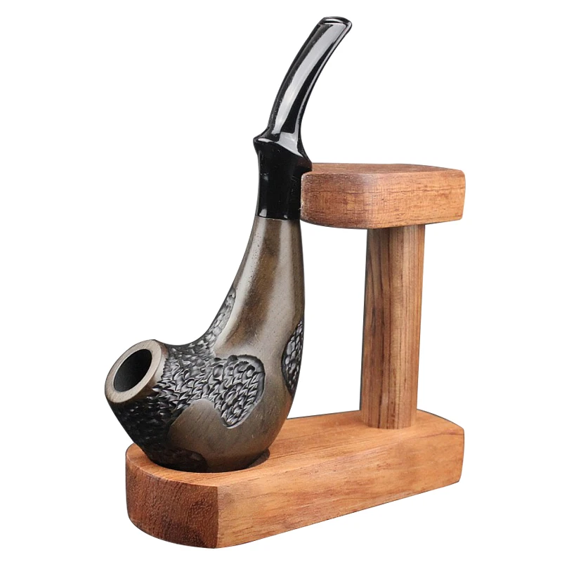 Buy Men Ebony Wood Pipes for Smoking Weed Handmade