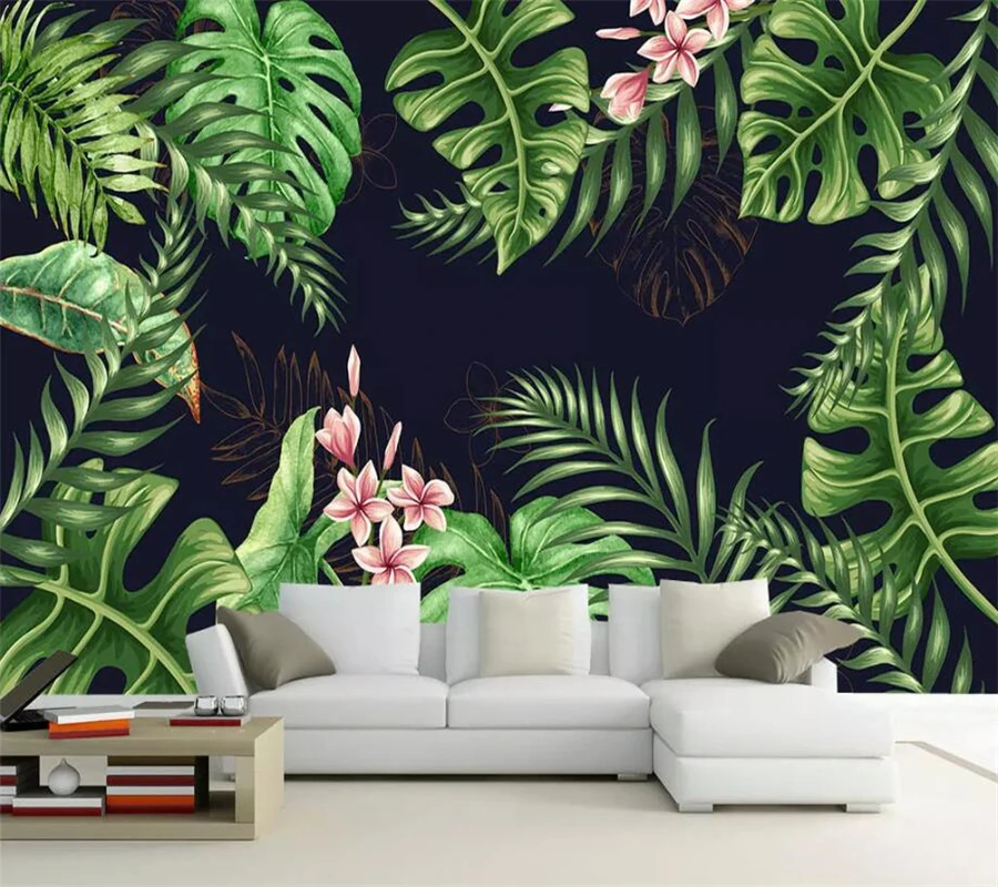 Beibehang Custom Tapete 3d Nordic Hand Gemalt Minimalistischen Regenwald Anlage Tv Hintergrund Wand Dekorative Malerei Tapete Wallpaper Color Wallpaper Moveswallpaper Stone Aliexpress