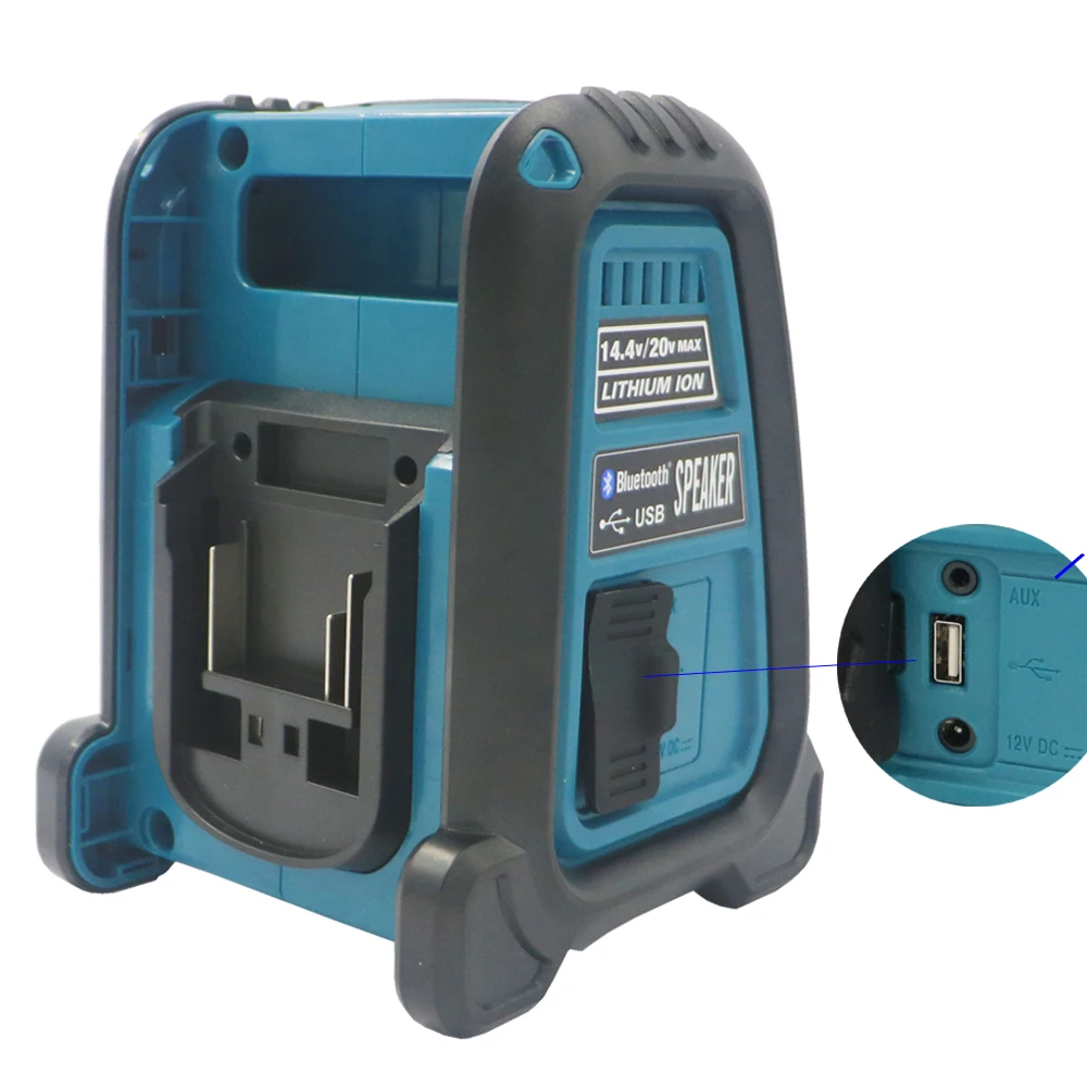 Литиевая батарея Bl1860 с CordlessBluetooth 6 0 Ач колонка + рабочий светильник для makita 18 в 14 4 В