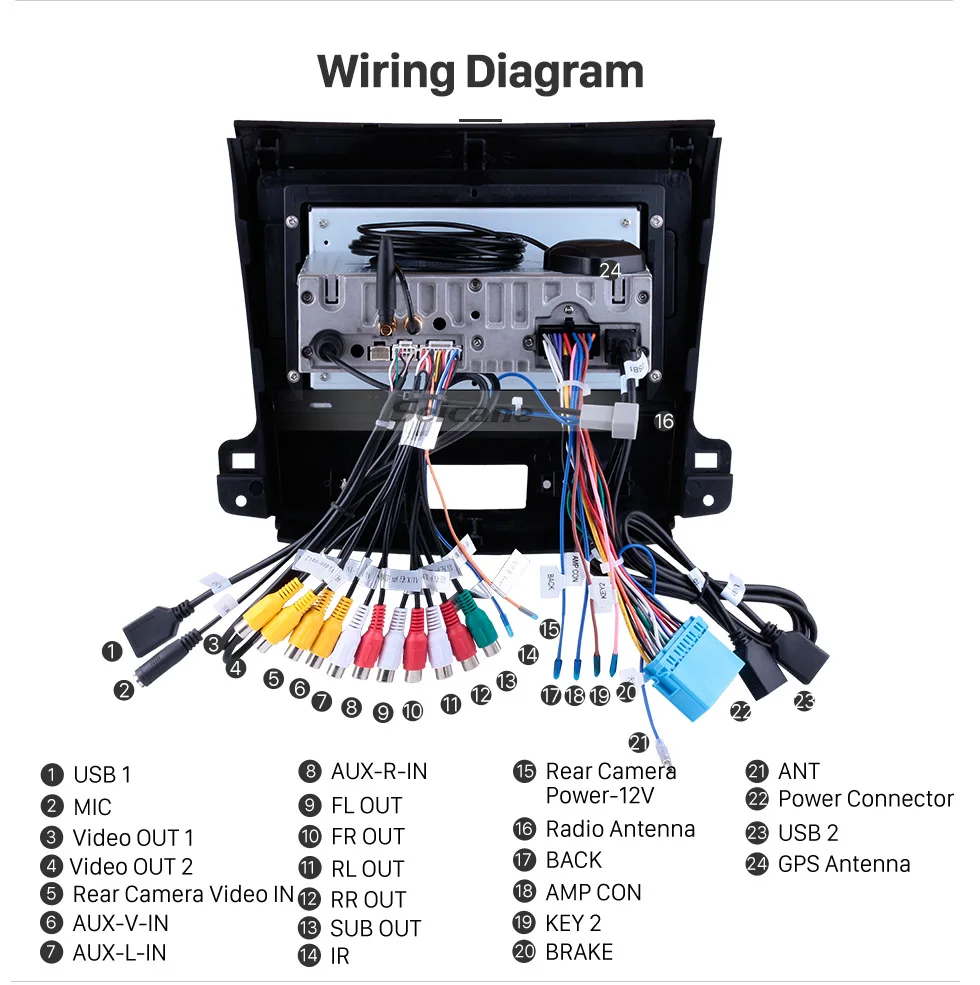 Cheap Seicane Android 8.0 9 Inch Car Stereo Radio GPS Navigation Multimedia Player For 2006 2007 2008 2009-2014 Mitsubishi OUTLANDER 23
