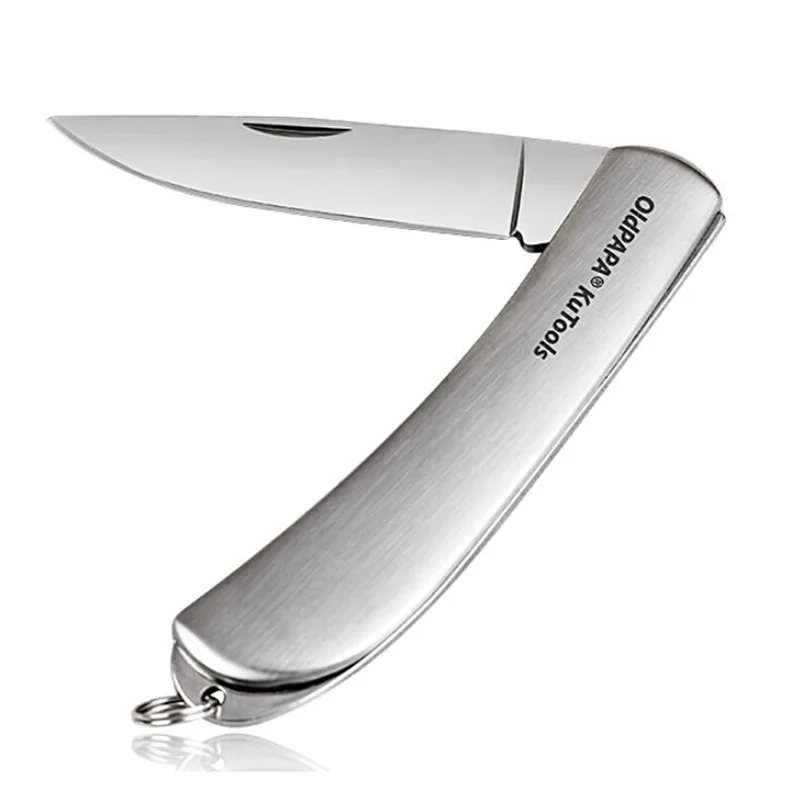 

OldPAPA KuTools Stainless Steel Folding Fruit Knife Portable Fruit Peeling Knives Penitently Household Slice New High Quality