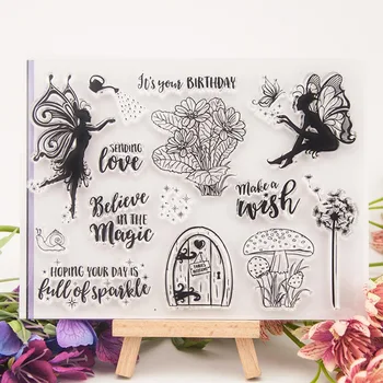 

Happy Birthday Transparent Silicone Stamp/Seal For DIY Scrapbooking/photo Album Decorative Clear Stamp